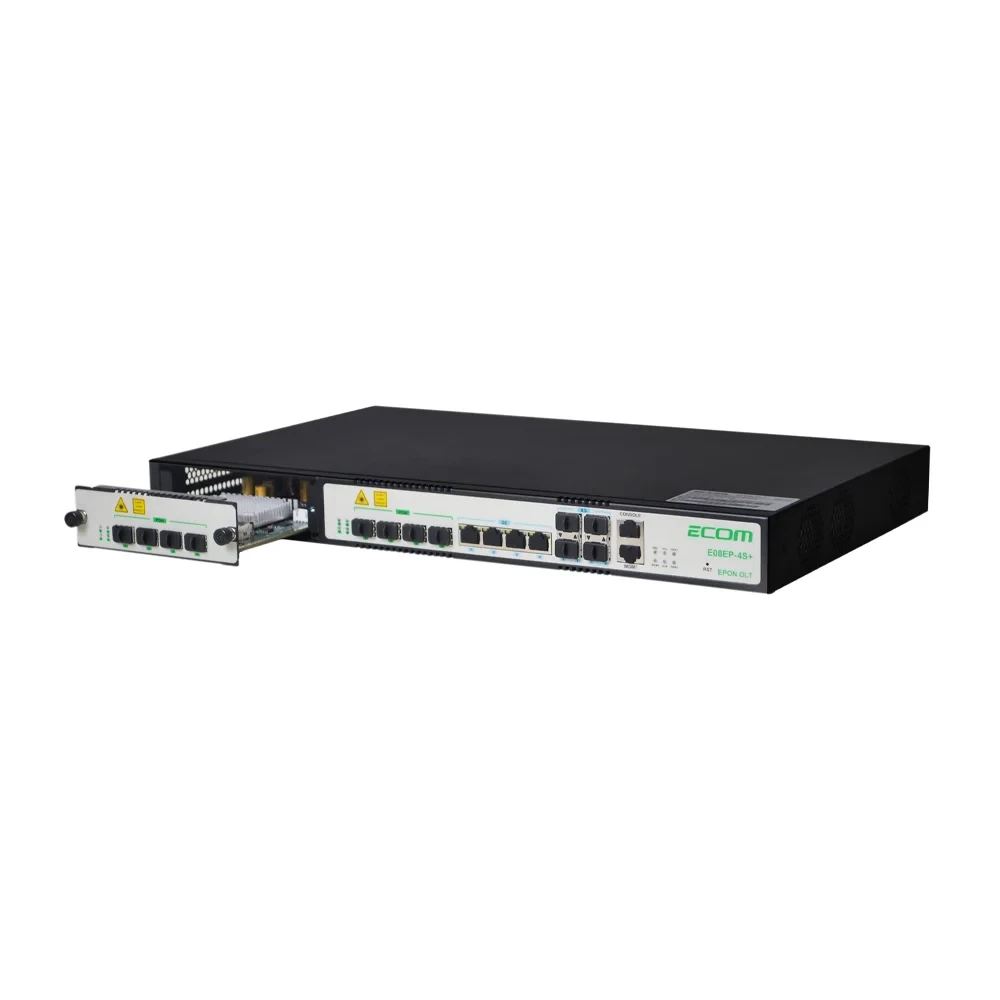 ECOM E08EP-4S+ 8-Port EPON OLT without 4 PON Card